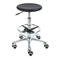 Stainless steel lab furniture laboratory chair with wheels hospital chair