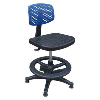 Antistatic laboratory swivel chair Adjustable Antistatic PU workshop stool